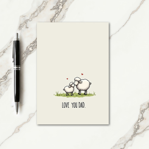 Gentle Fathers Day Embrace Card