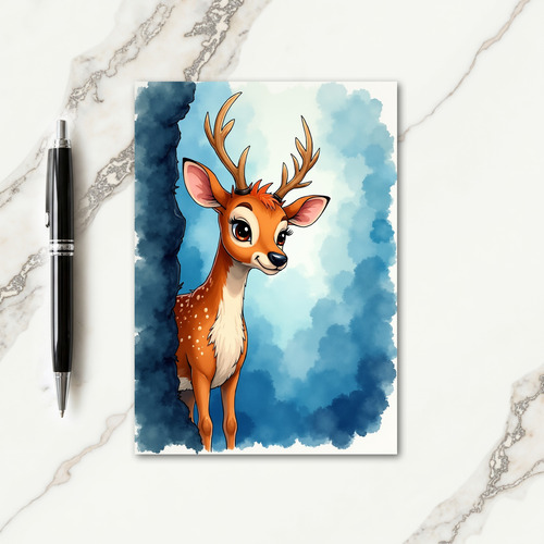 Gentle Fathers Day Fawn Card
