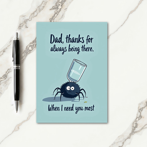 Gentle Fathers Day Fuzzy Card