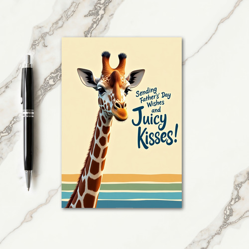 Gentle Fathers Day Neck Art Card