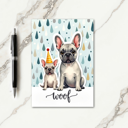 Gentle Fathers Day Pup Card