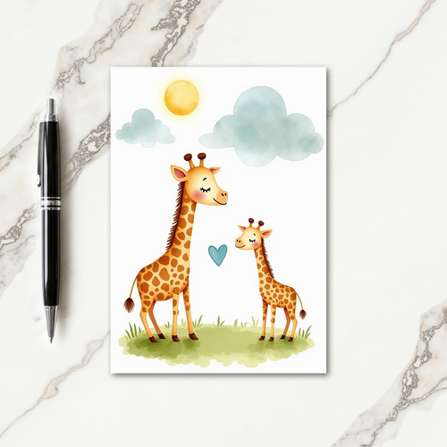 Gentle Fathers Day Savanna Card