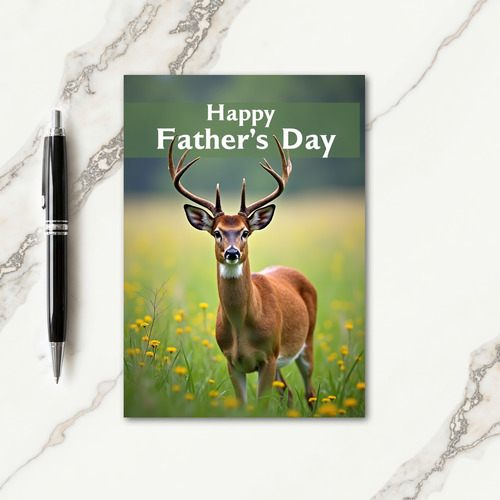 Gentle Fathers Day Stag Card