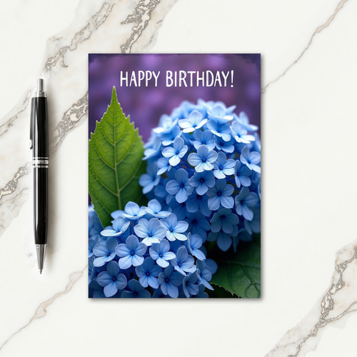 Gentle Flower Birthday Card