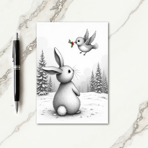 Gentle Forest Christmas Card