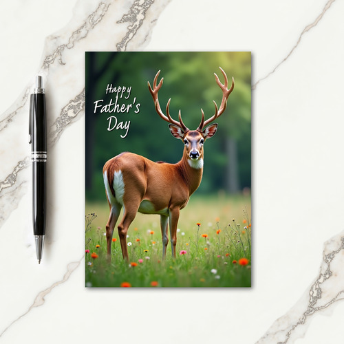 Gentle Forest Fathers Day Card