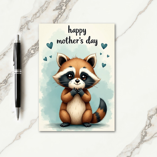 Gentle Fur Mothers Day Card