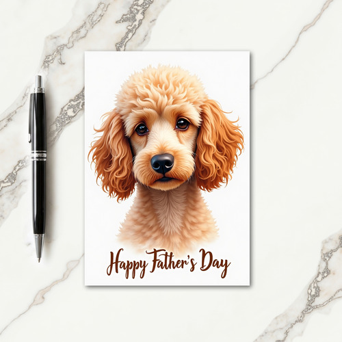 Gentle Furry Fathers Day Card