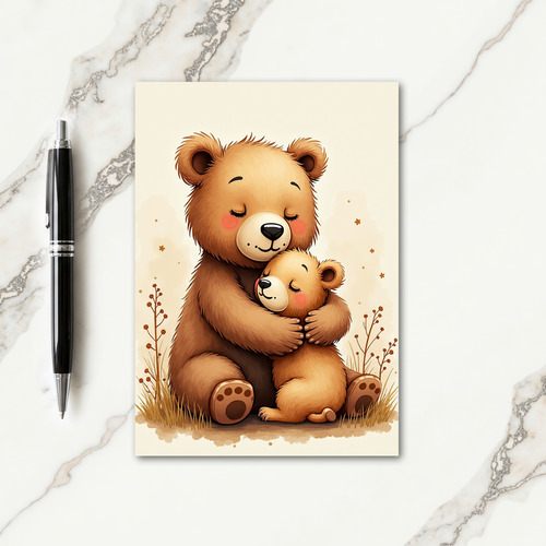 Gentle Furry Mothers Day Card