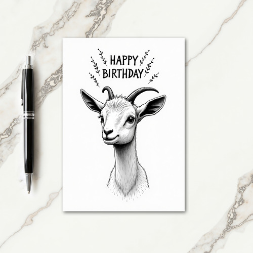 Gentle Gaze Birthday Card