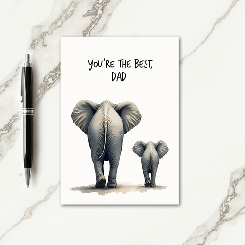 Gentle Giant Fathers Day Card