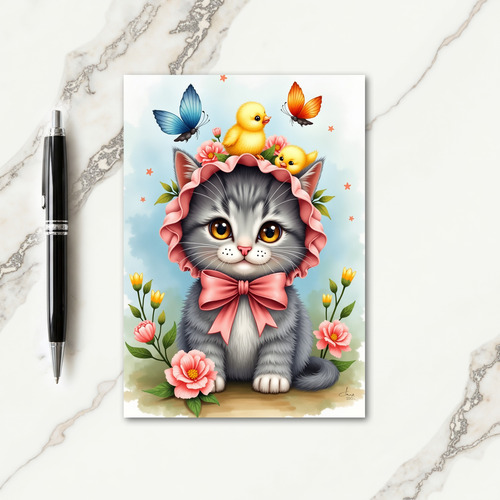 Gentle Moms Day Animal Friends Card
