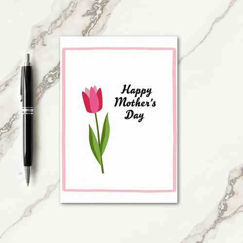 Gentle Mothers Day Flower Card