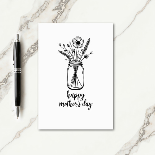 Gentle Mothers Day Jar Card