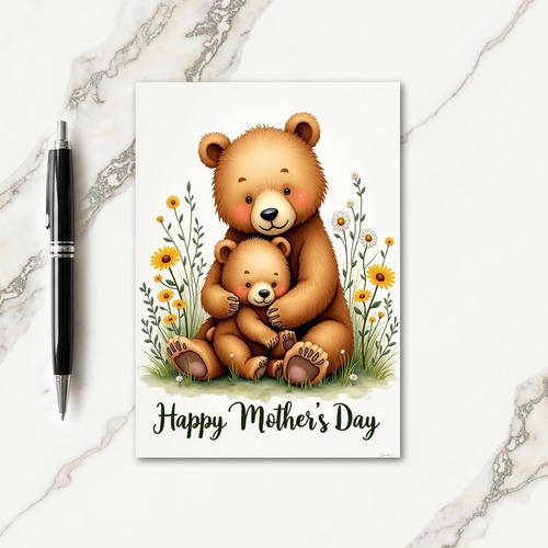 Gentle Mothers Love Bears Card