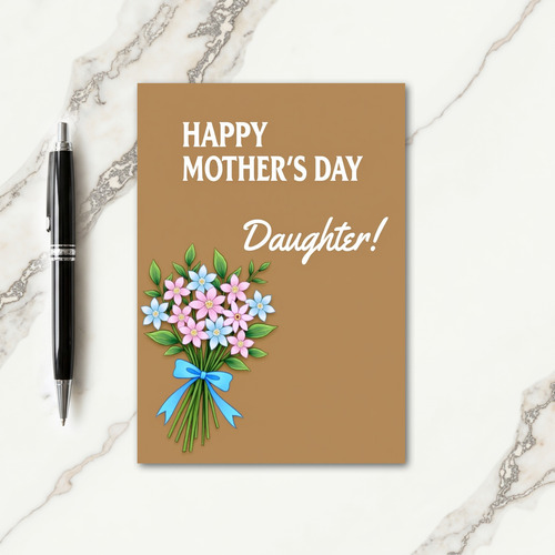 Gentle Pastel Mothers Day Card