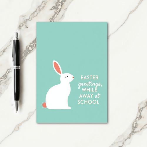 Gentle Rabbit School Easter Card