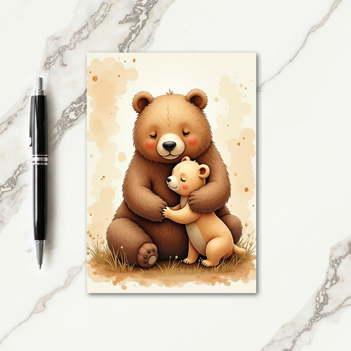 Gentle Ursine Mothers Day Card