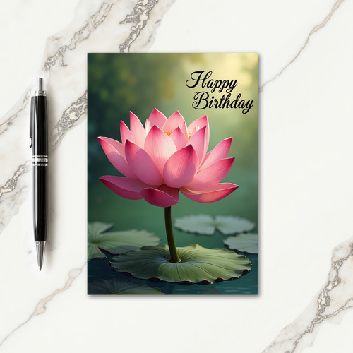 Gentle Water Birthday Card