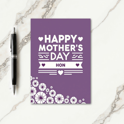 Geometric Mothers Day Love Card