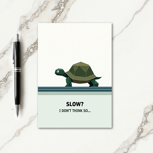 Geometric Reptile Fathers Day Card