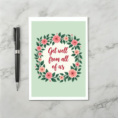 Get Well From All Of Us Card