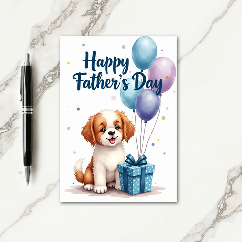 Gift Floral Fathers Day Card