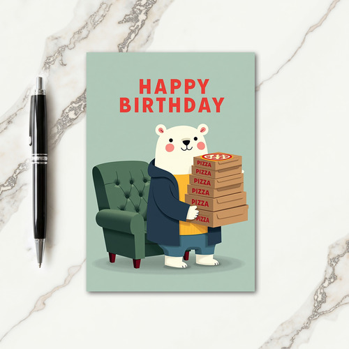 Gift Stack Bear Card