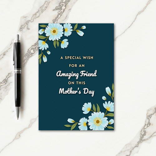 Gilded Script Mothers Day Card