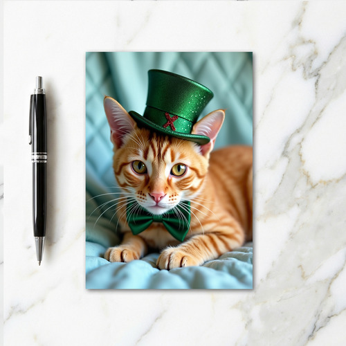Ginger Cat Festive Fun Card