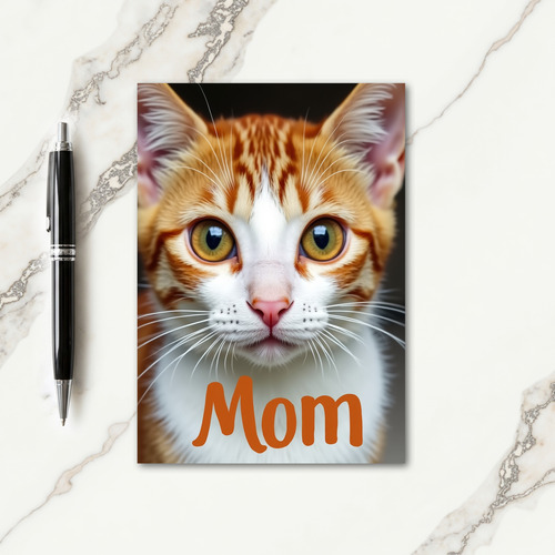 Ginger Cat Moms Day Card