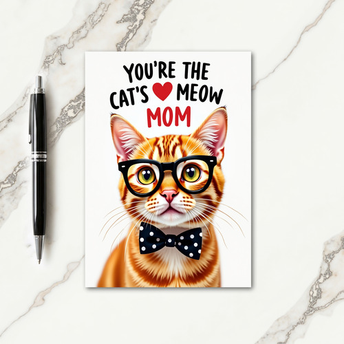 Ginger Cat Mothers Day Card