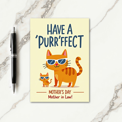 Ginger Cats Mothers Day Card