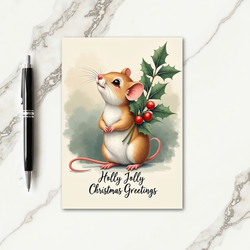 Ginger Creature Christmas Card