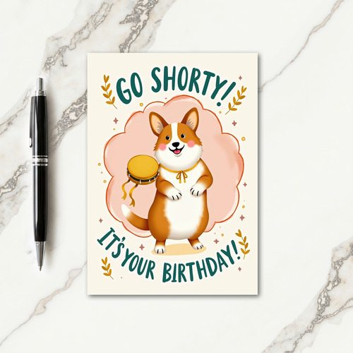 Ginger Dog Sweet Birthday Card