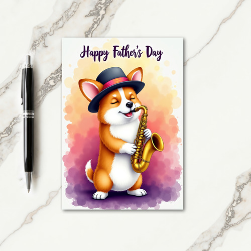 Ginger Dogs Fathers Day Card