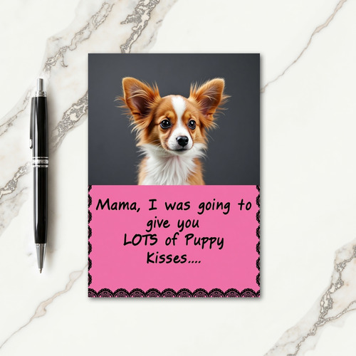 Ginger Pup Mothers Day Card