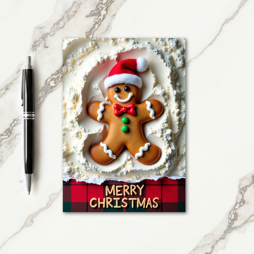 Gingerbread Christmas Card