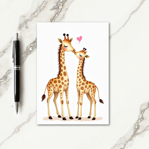 Giraffe Sweet Mothers Day Card