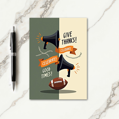 Give Thanks Celebration Card thumbnail