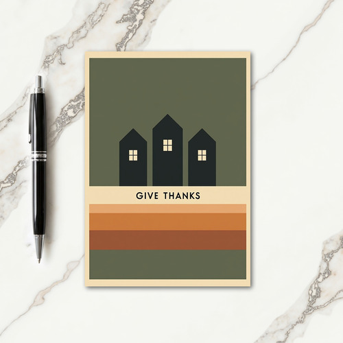 Give Thanks Home Warmth Card