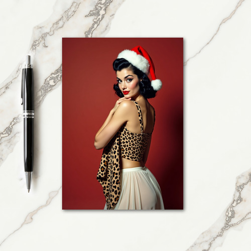 Glamorous Festive Woman Card