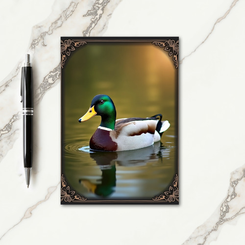 Gleaming Fathers Day Portrait Card
