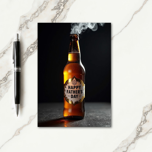 Glistening Glass Fathers Day Card