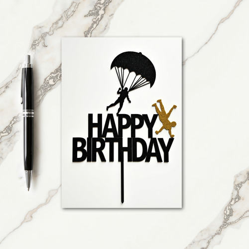 Glitter Birthday Adventure Card