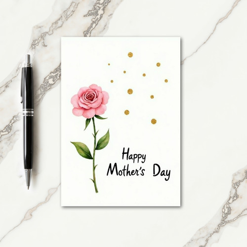 Glitter Mothers Day Card