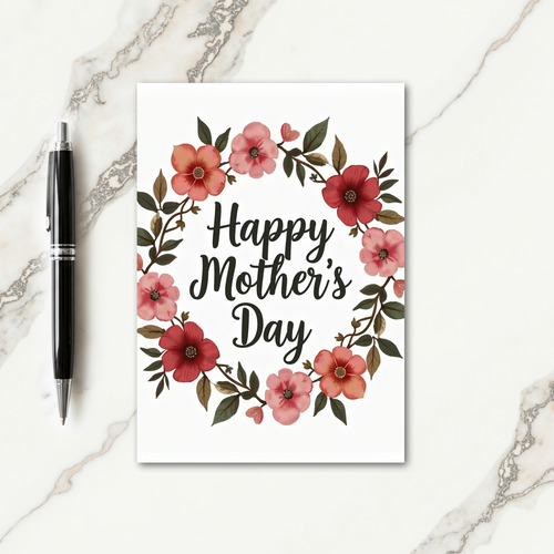 Glitter Texture Mother Day Card