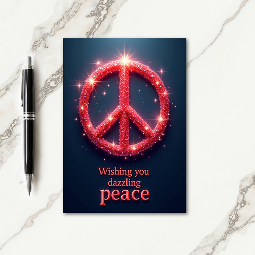 Glittering Christmas Card