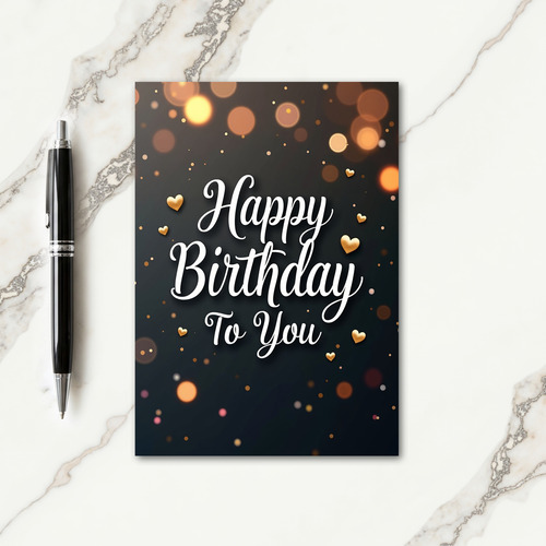 Glow Birthday Card
