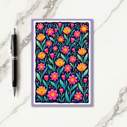 Glowing Blossom Mothers Day Card